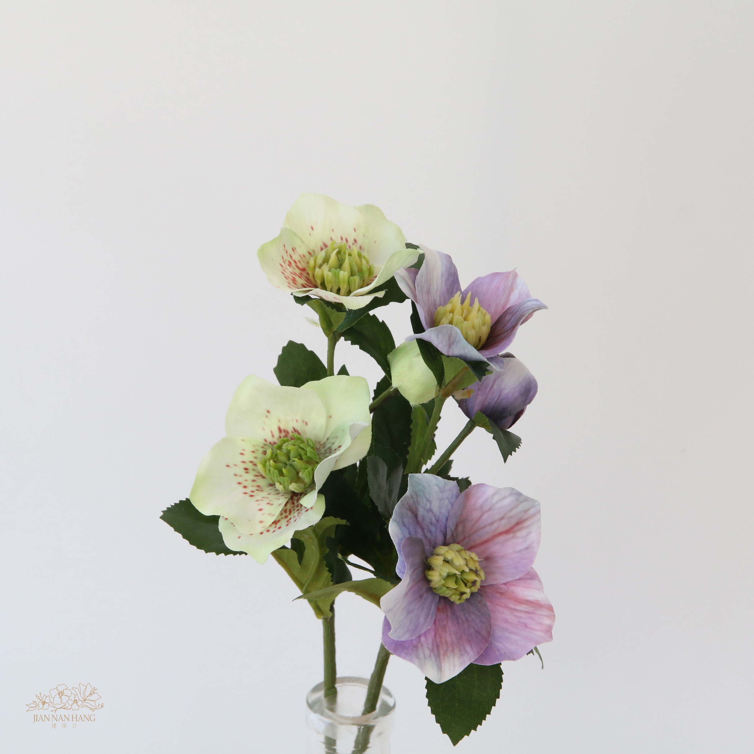 人造花 聖誕玫瑰 2色