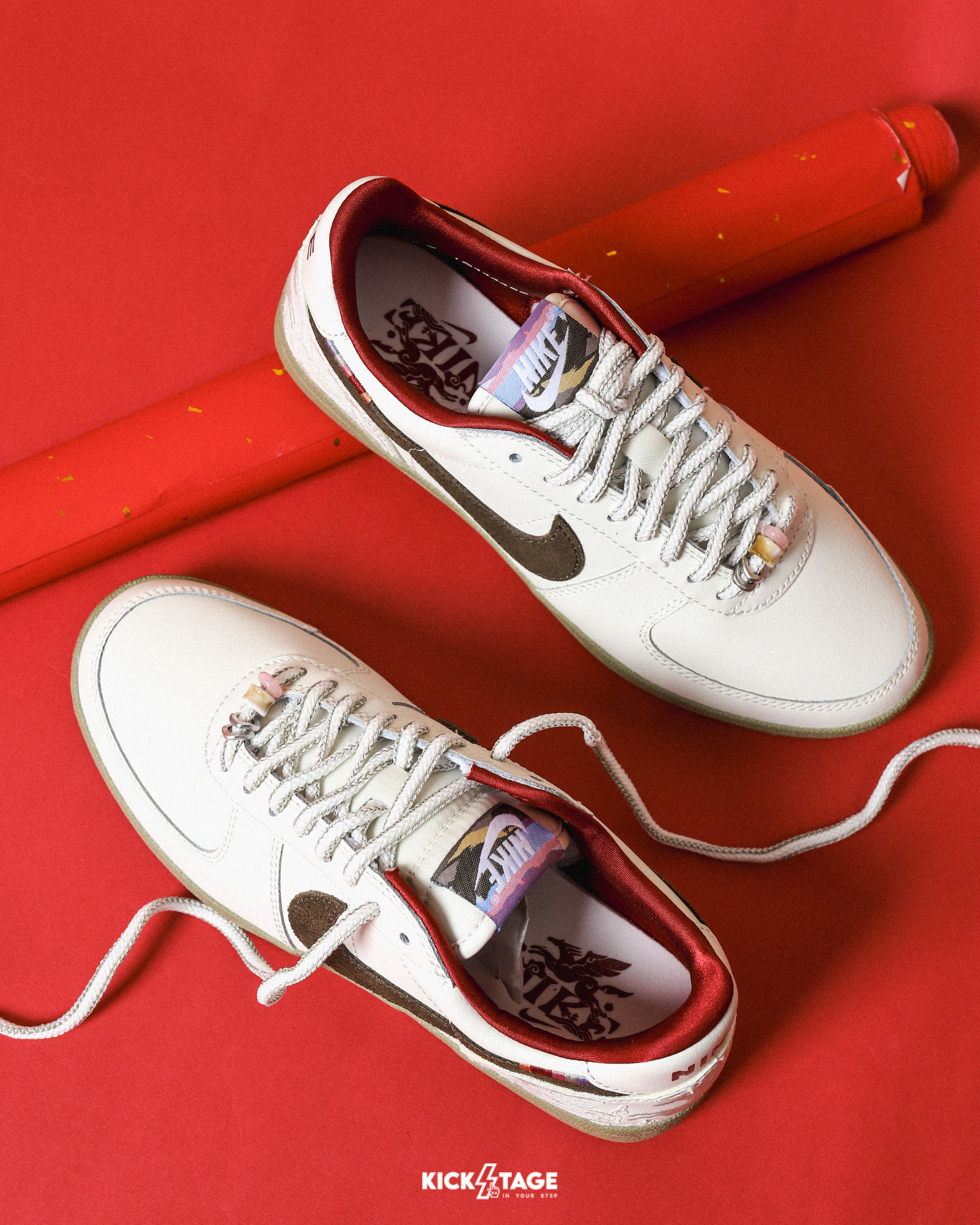 女鞋 NIKE W FIELD GENERAL CNY 白棕紅 馬年 新年 刺繡 祥雲 復古 足球 休閒鞋【IQ1144-022】