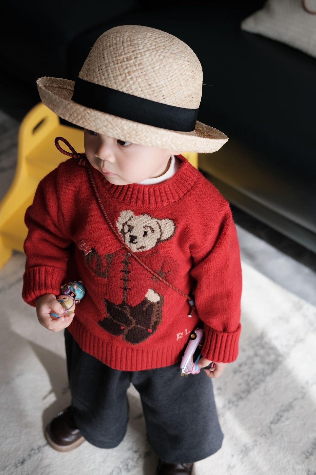 🐎𝐏𝐨𝐥𝐨 𝐑𝐚𝐥𝐩𝐡 𝐋𝐚𝐮𝐫𝐞𝐧 🧧小熊新年利是毛衣 親子裝