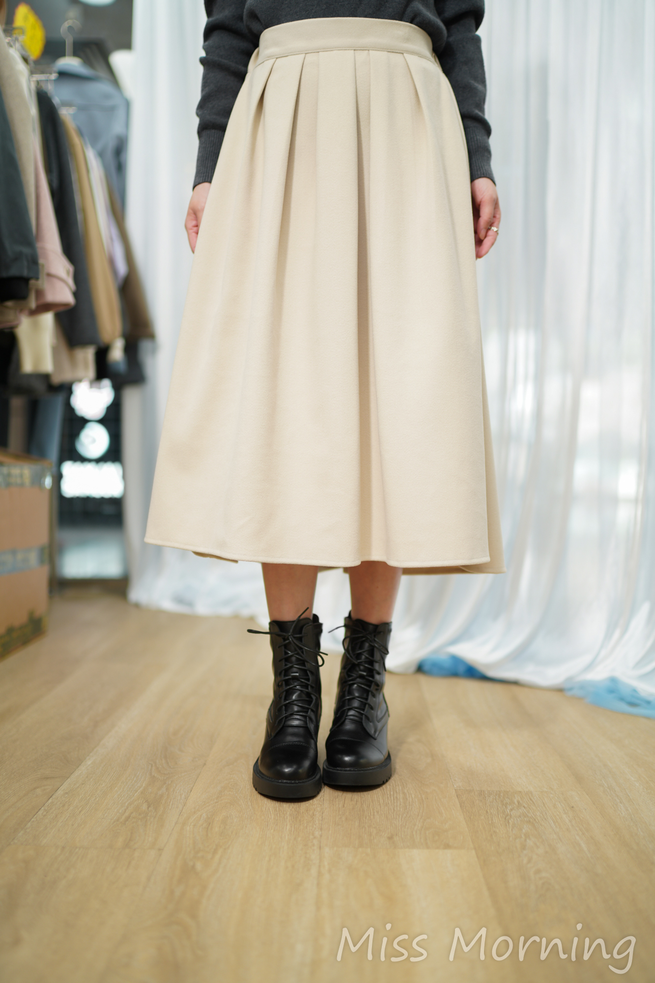 簡單大氣傘裙(34066)