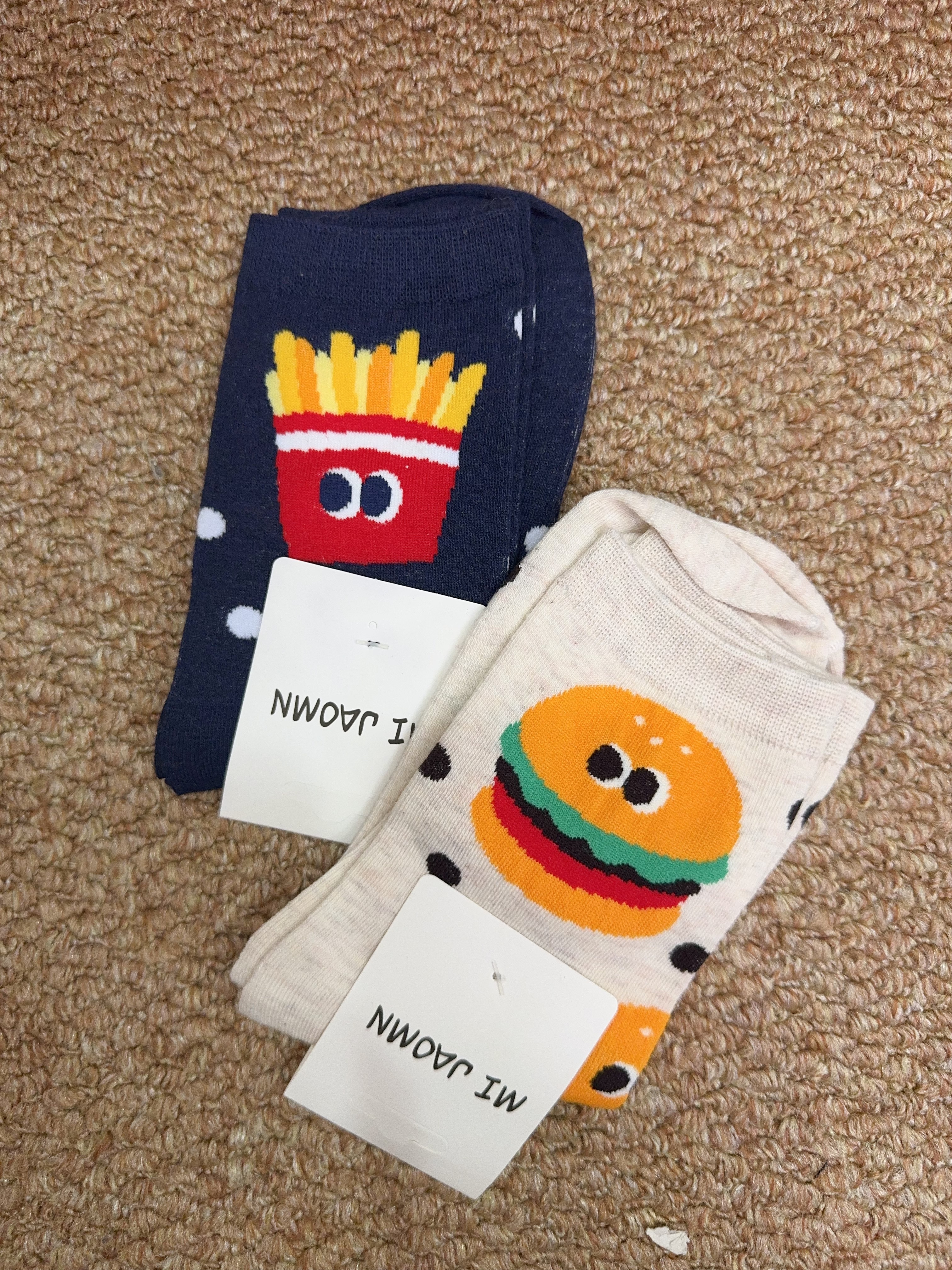 漢堡薯條襪-單雙