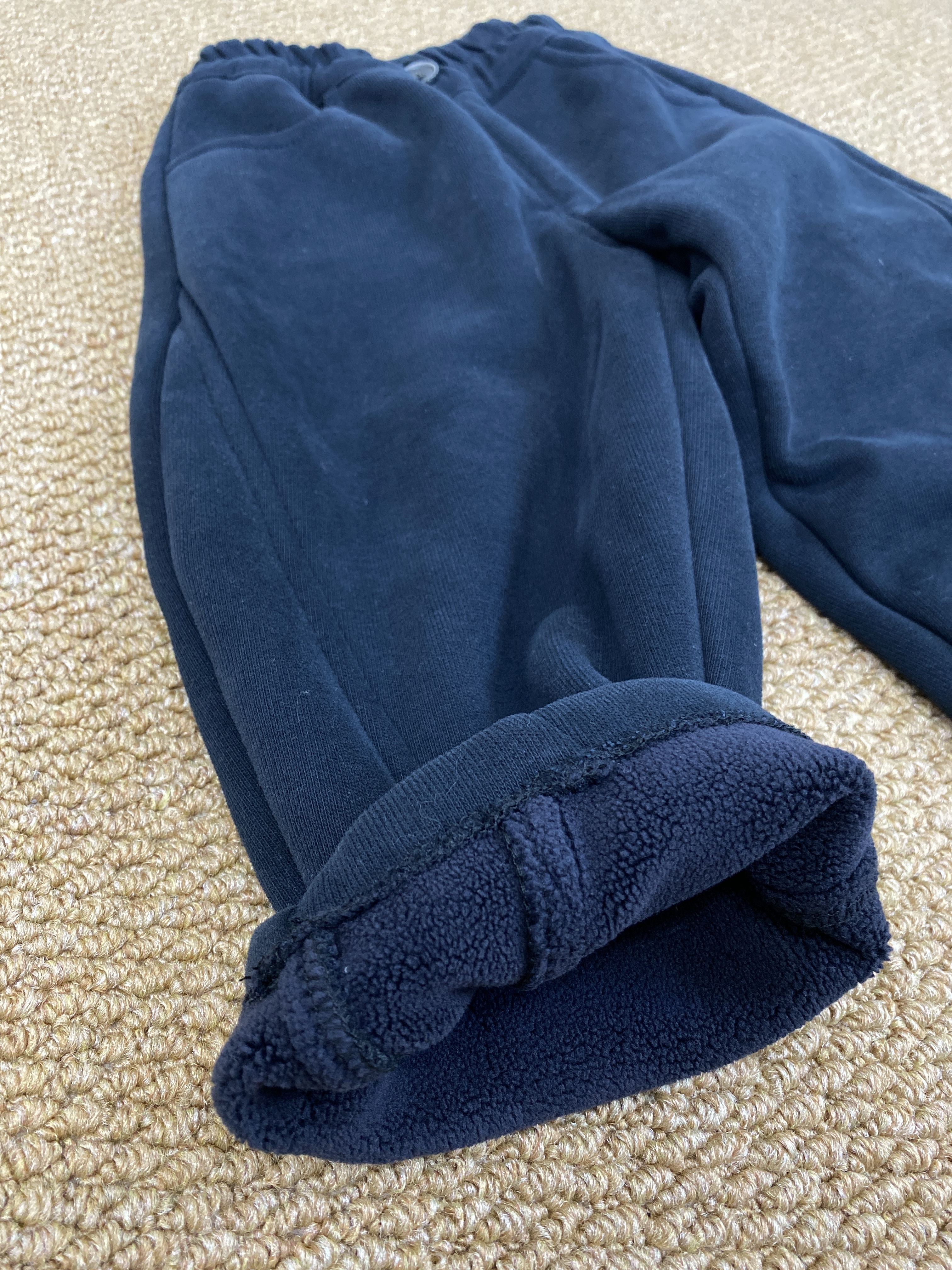 A03960小鈕釦加絨棉褲