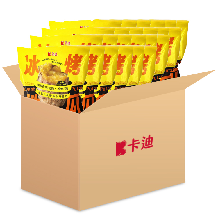 【卡迪】 冰烤地瓜(360g) 箱購24入 (含運)【雲林頂級台農57號】