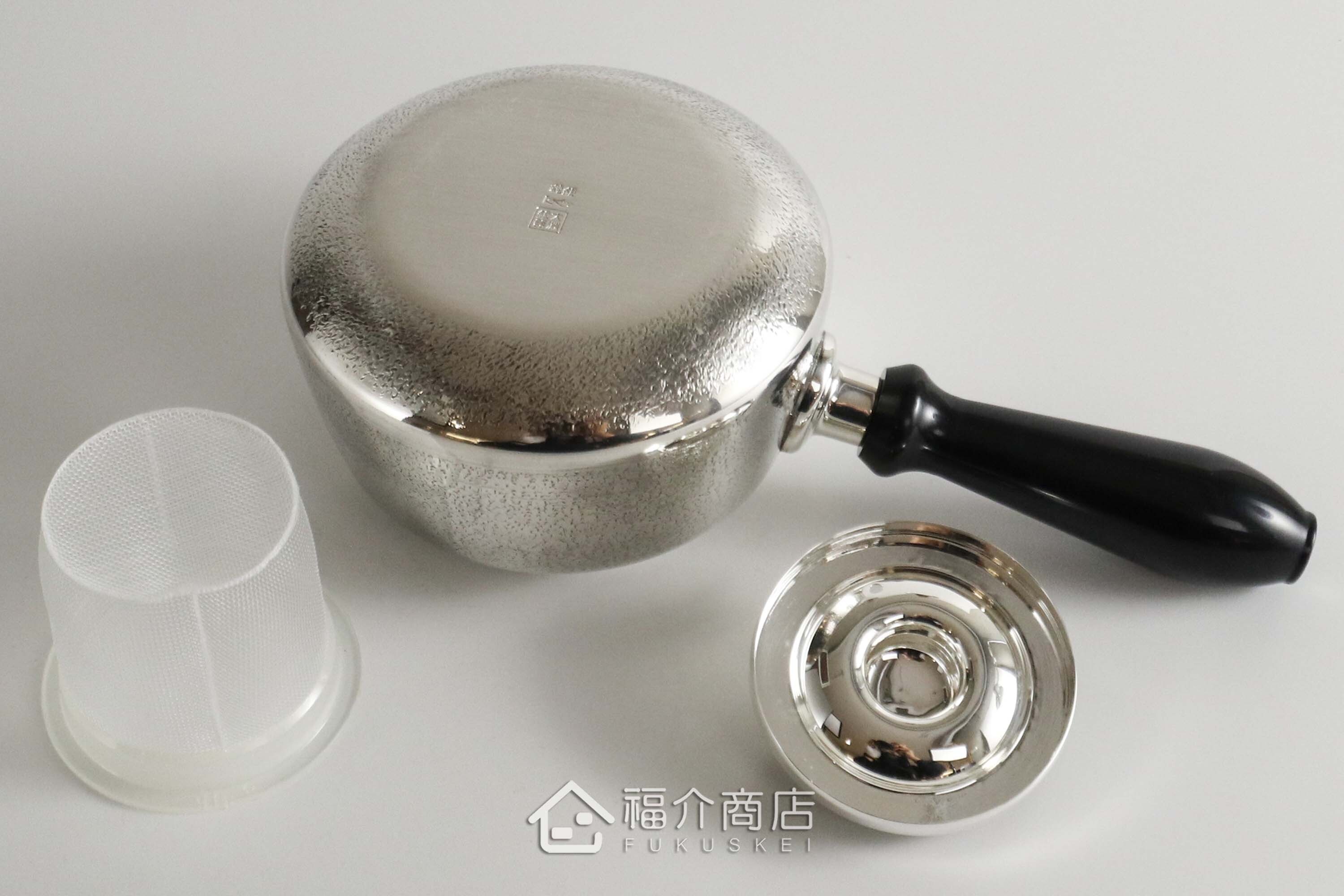 泡茶用的日本純銀茶壺