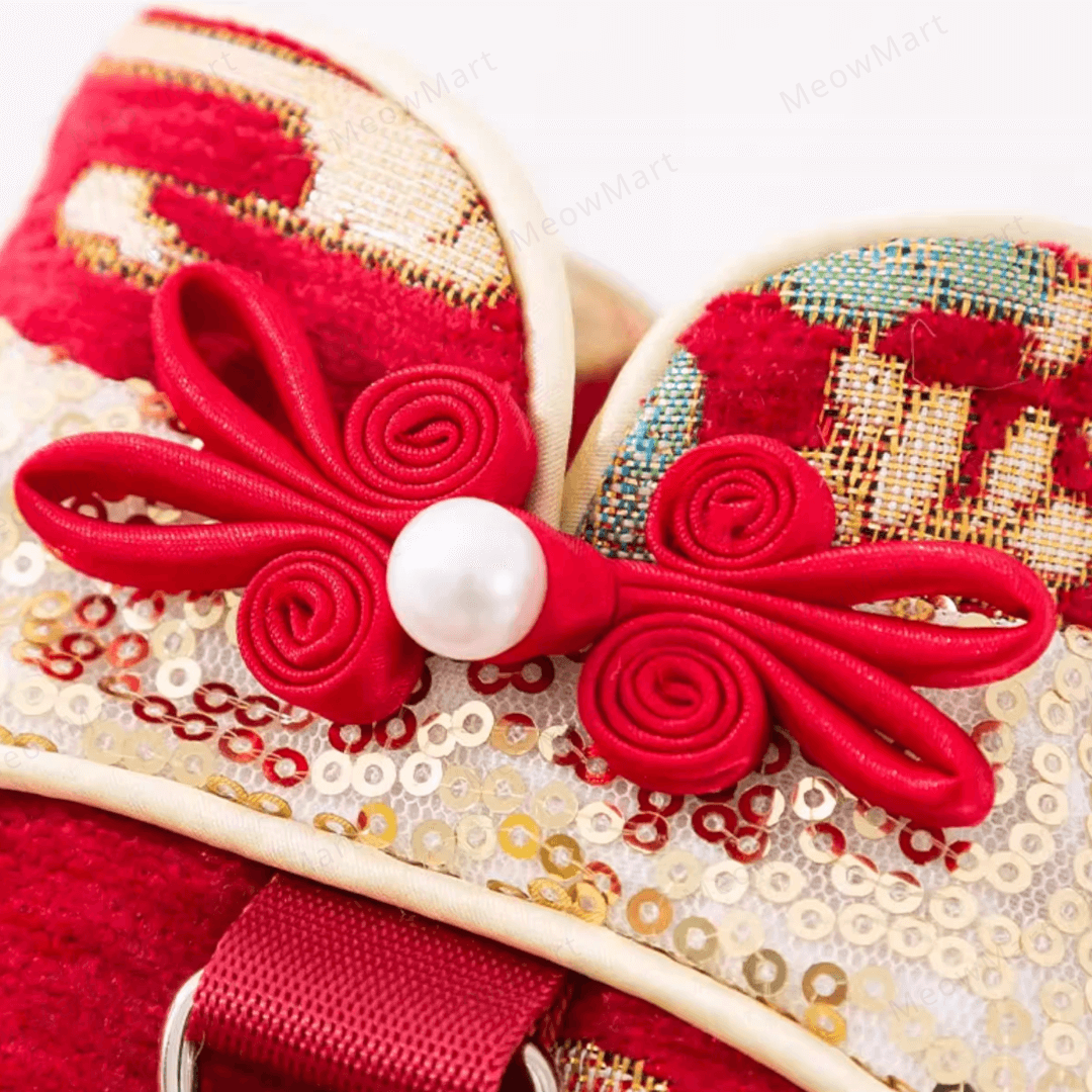 繁花似錦賀年唐裝裙