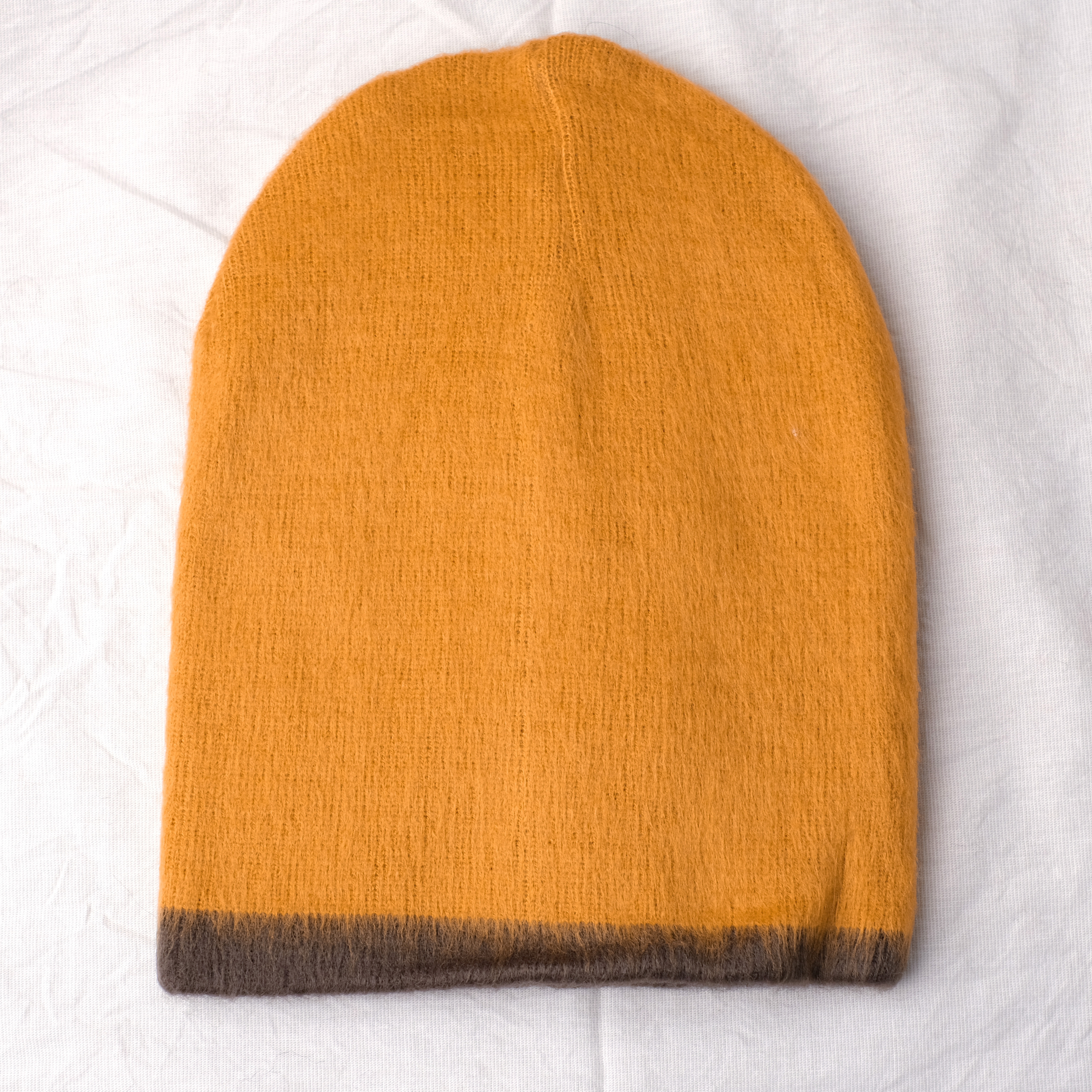 羊駝針織帽｜黃／深褐｜厄瓜多