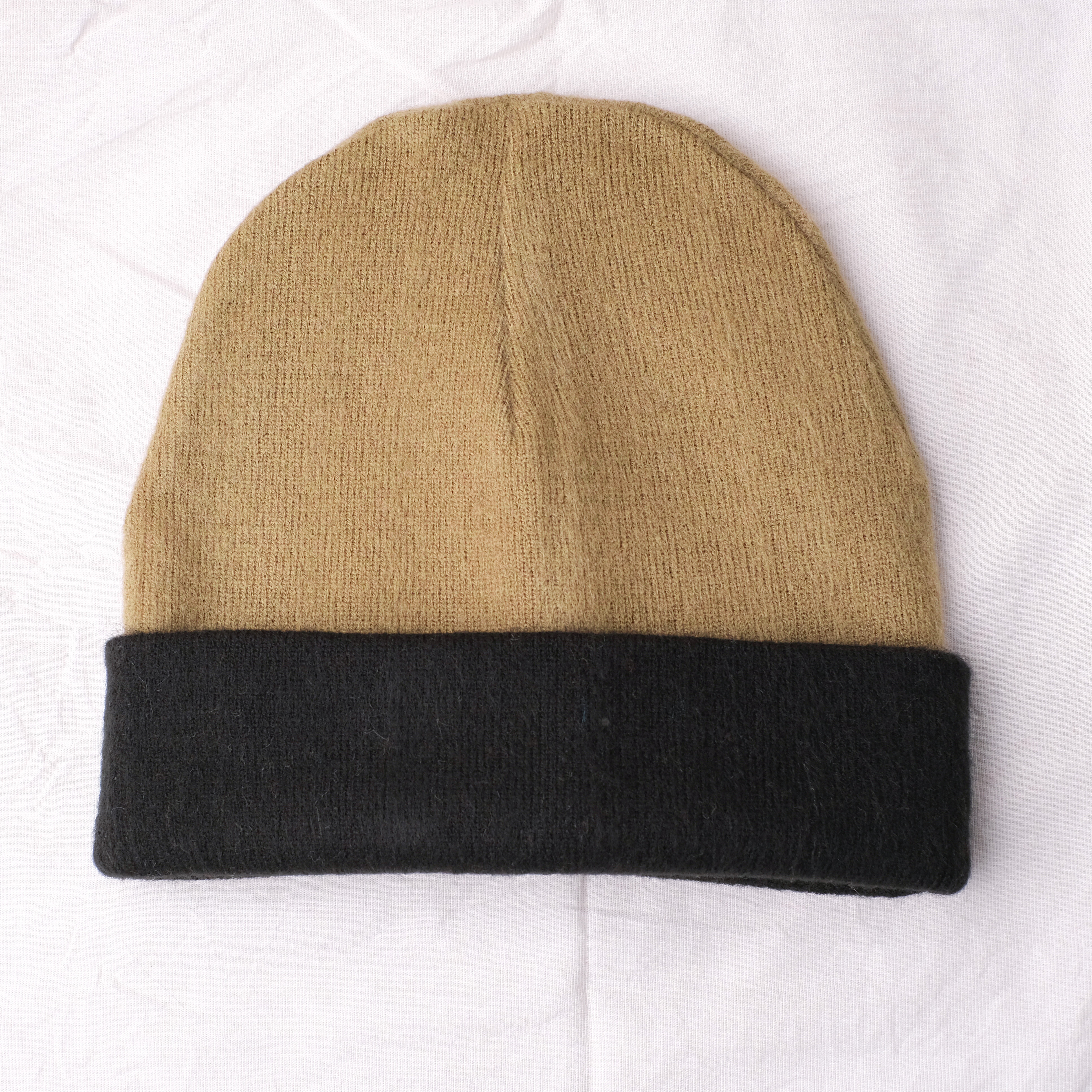 羊駝針織帽｜卡其／深灰｜厄瓜多