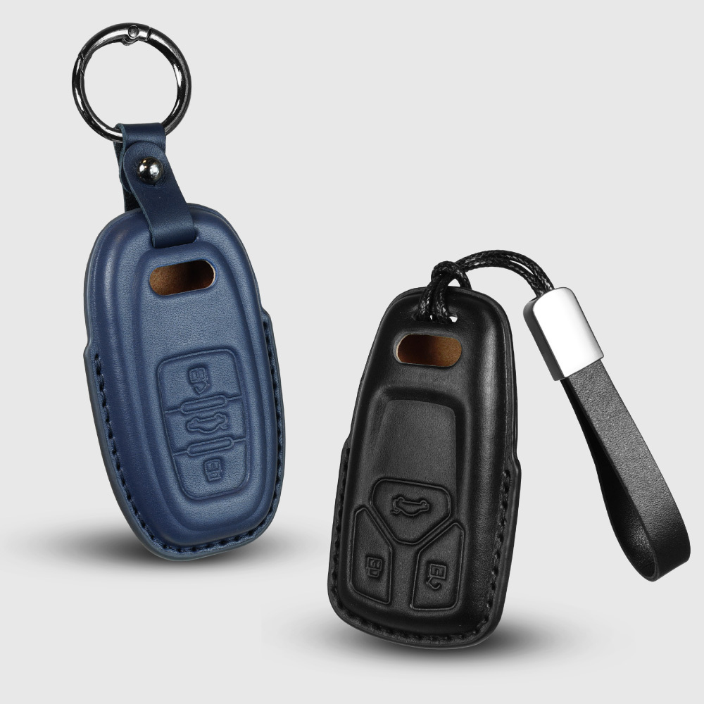 AUDI 奧迪 全系列車款｜真皮遙控保護套