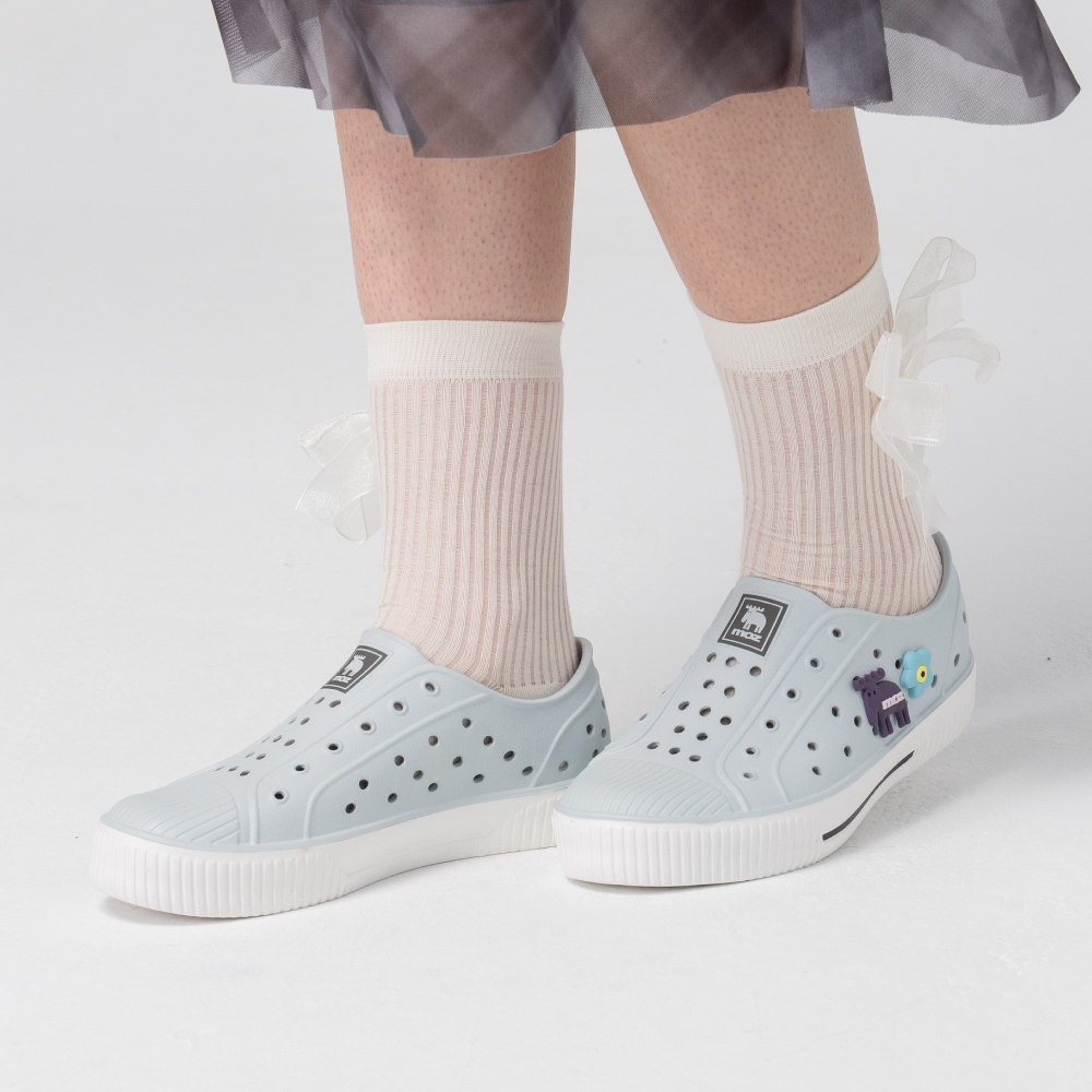 雙色洞洞餅乾水鞋 (冰川藍)