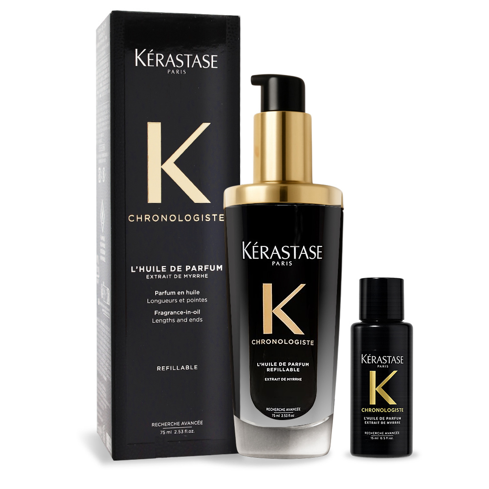KERASTASE 卡詩 黑鑽極萃逆時玫瑰香氛露(75ml)-國際航空版