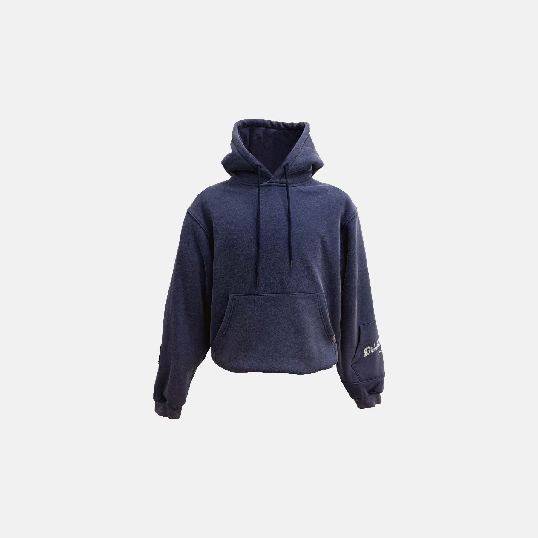 Fashion Killia URBAN RELIC WASHED HOODIE 水洗 海軍藍 帽TEE