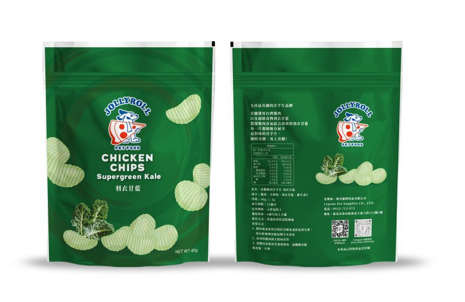 《 喜翻 JOLLYROLL 》Chips！雞肉洋芋片-羽衣甘藍