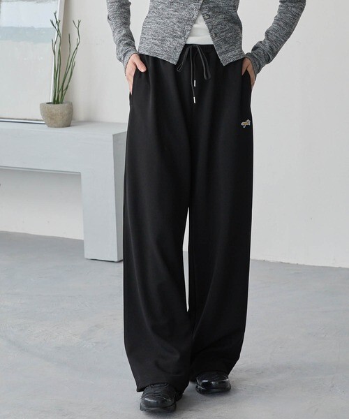 KTQ STORE ‧ PENNEYS/Penny's  THE FOX 小狐狸 刺繡布貼抽繩 寬鬆長褲