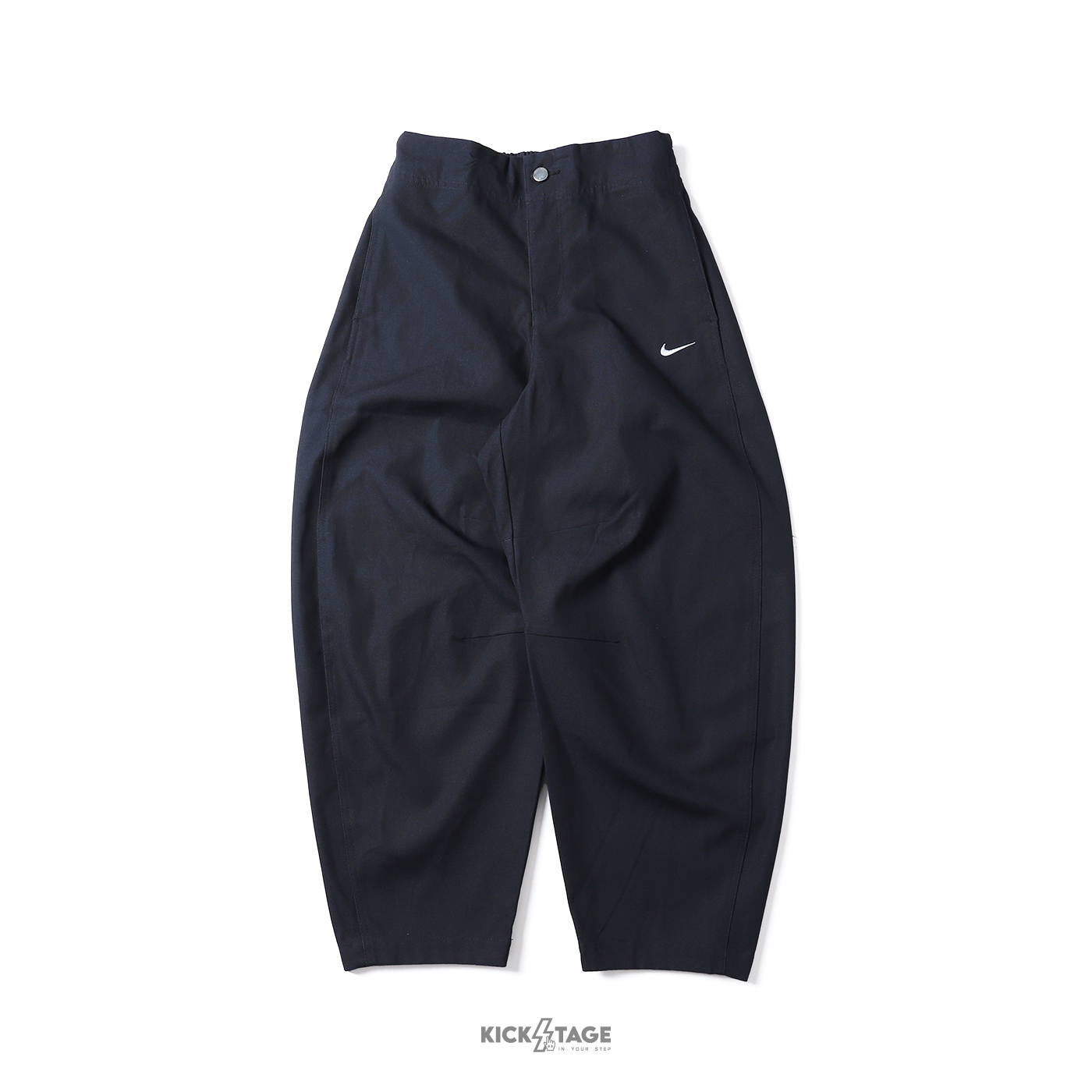 女款 NIKE NSW STREET BARREL PANT 黑色 刺繡LOGO 寬褲 繭型褲 長褲 Lisa著用款 【HV2087-010】NKTF
