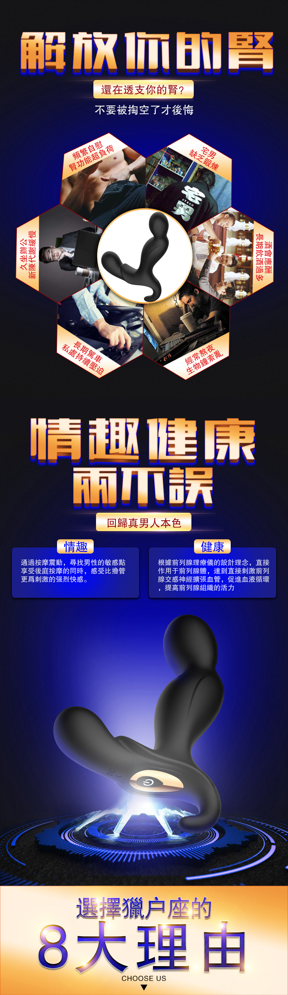 香港 EROCOME,EROCOME,EROCOME伊珞,伊珞,前列腺按摩器,後庭玩具,EROCOME ORION RC,獵戶座