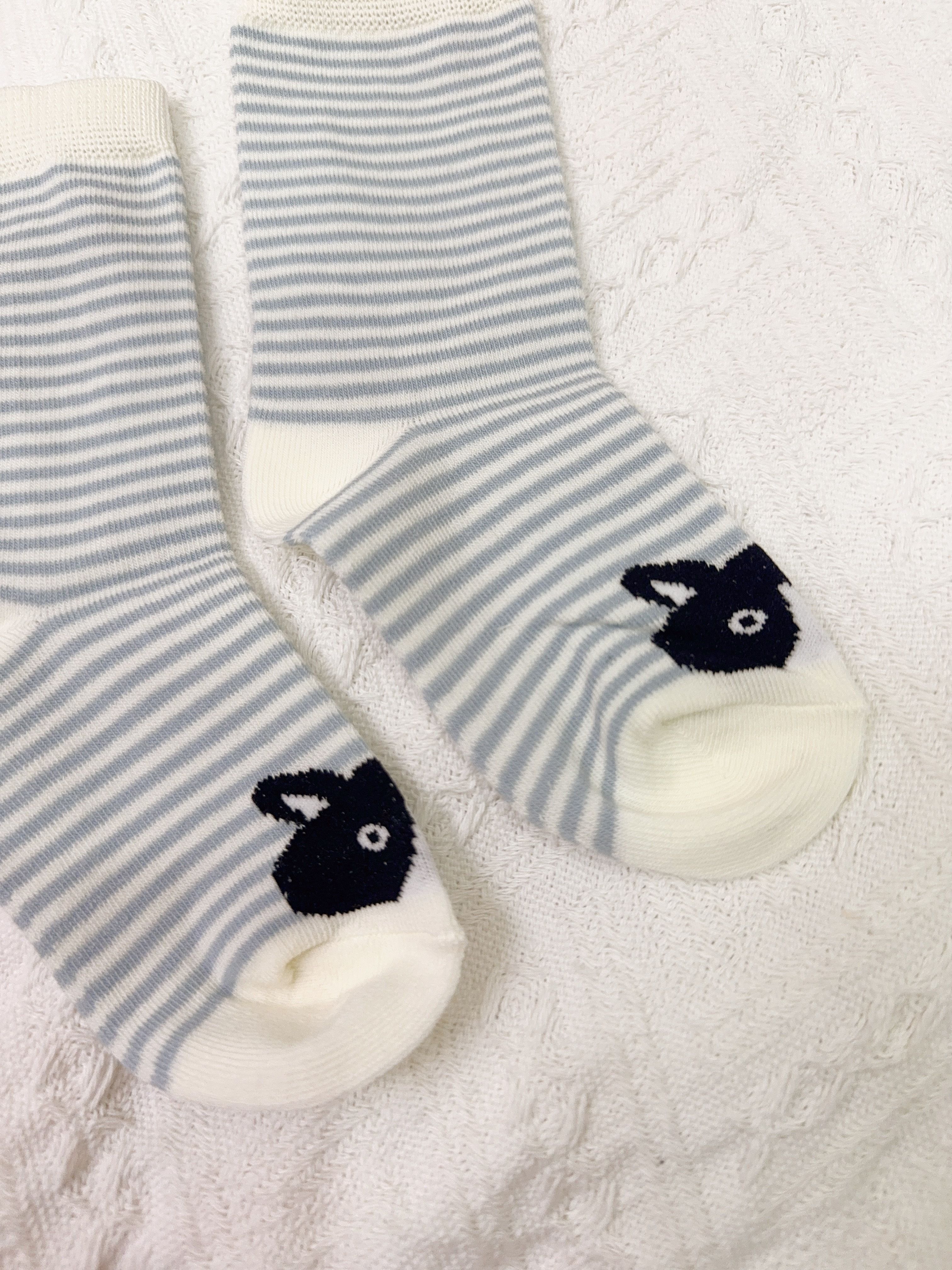 條紋貓咪襪