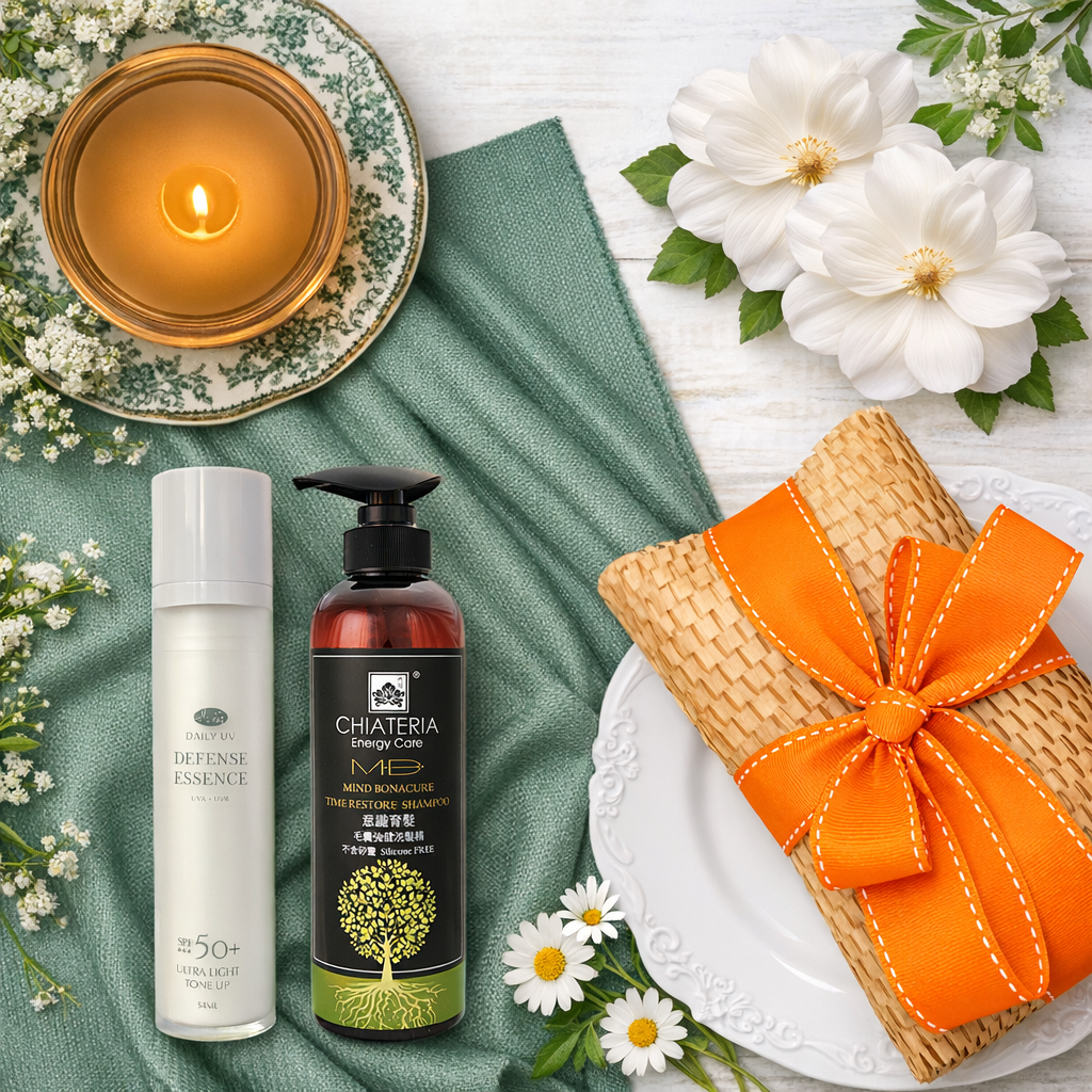 零負擔飾底隔離乳54ML+意識豐盈洗髮精500ML 送禮組合
