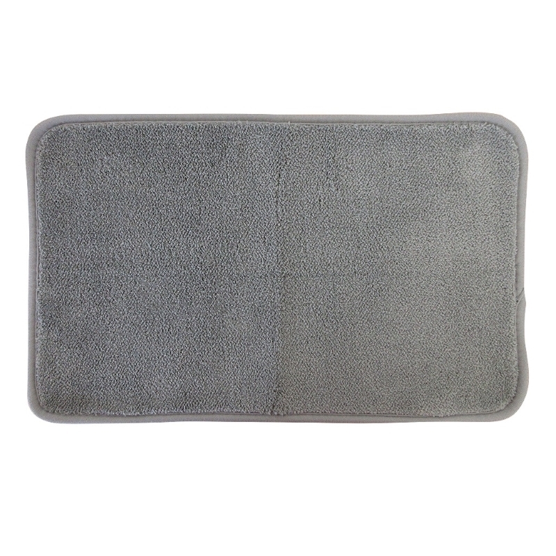 超細纖維浴室腳踏墊/灰 40×60cm
