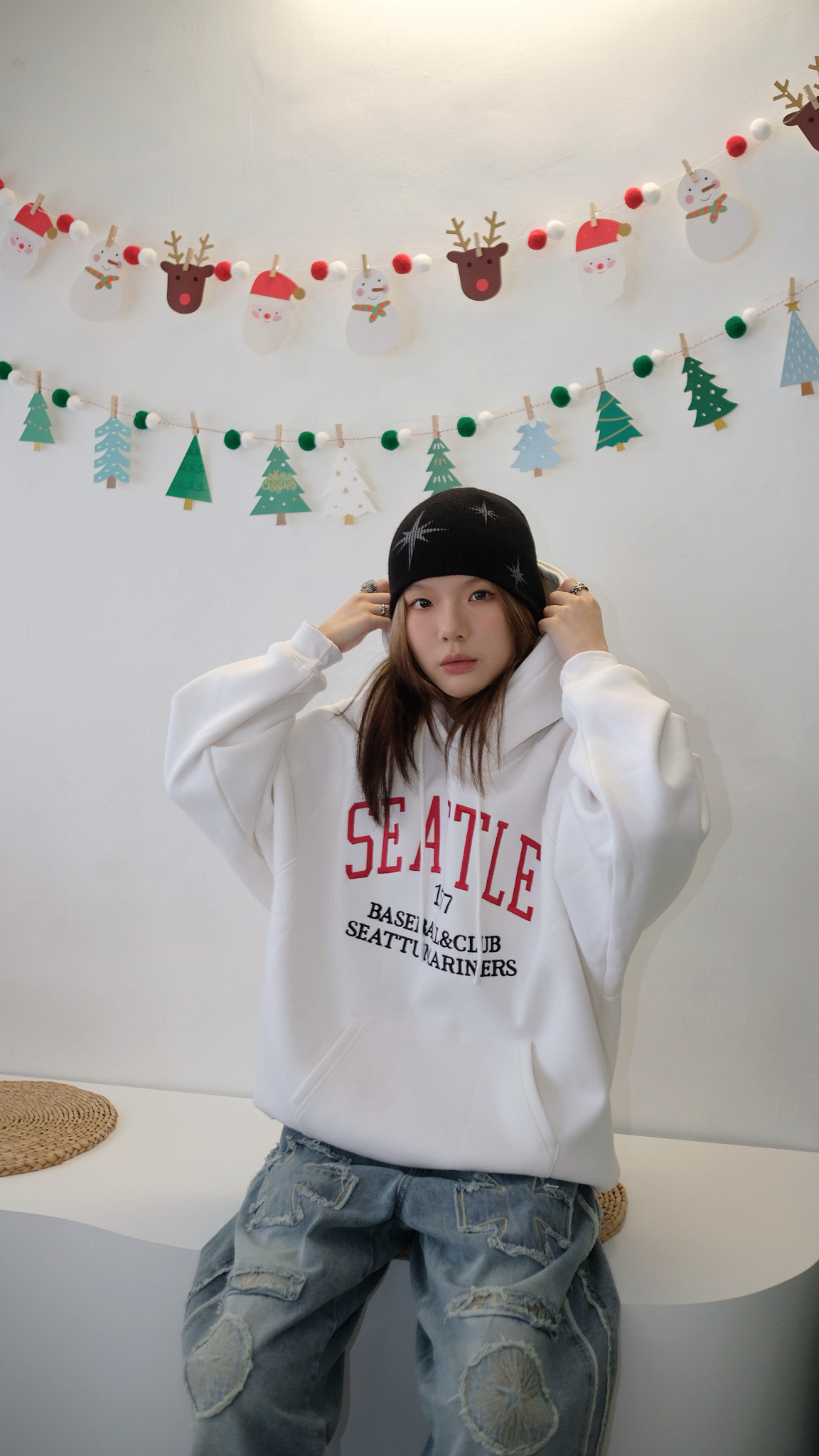 SW007 大字刺繡衛衣