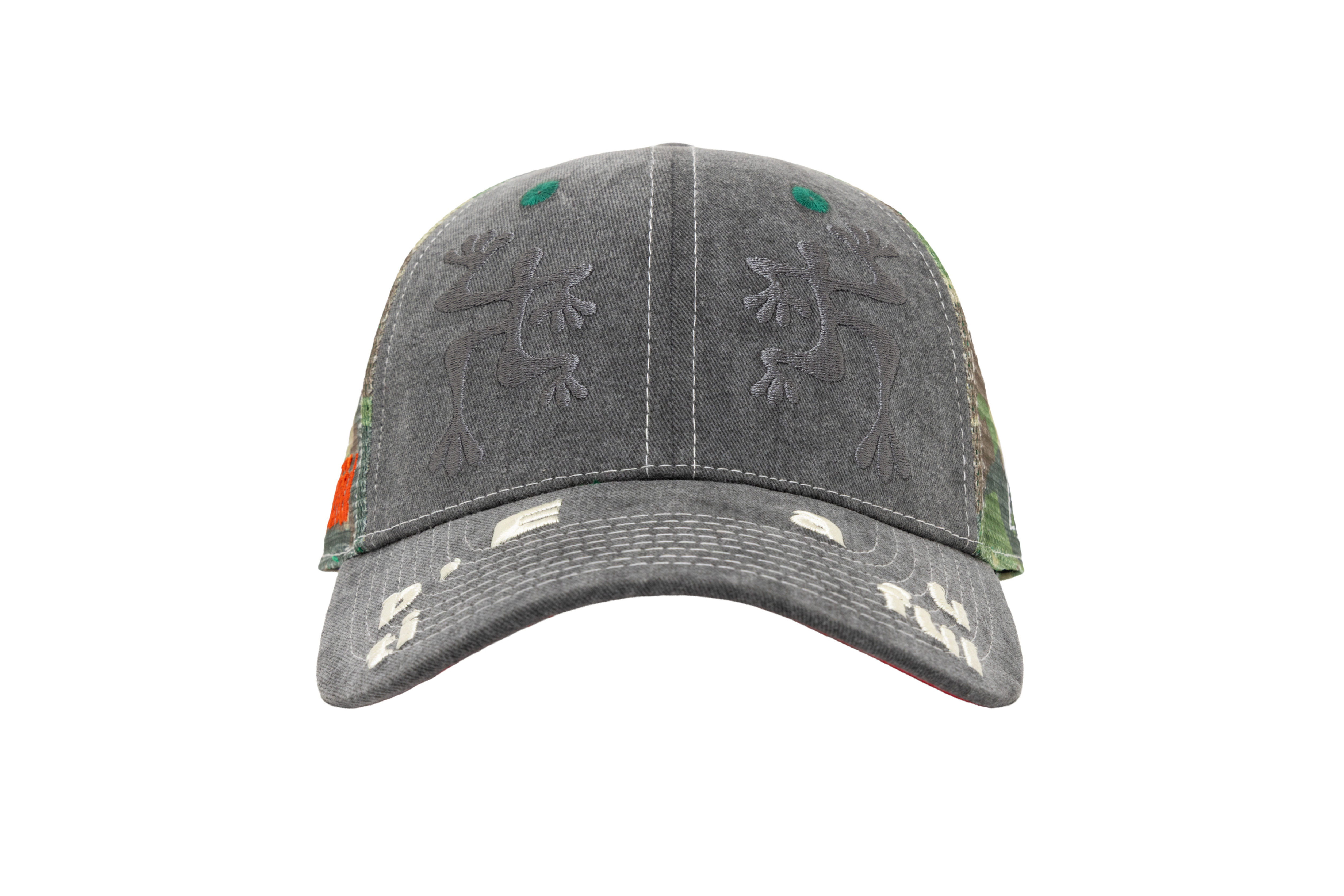 b.Eautiful "BIYU HAT" (Washed Black / Army Camo)
