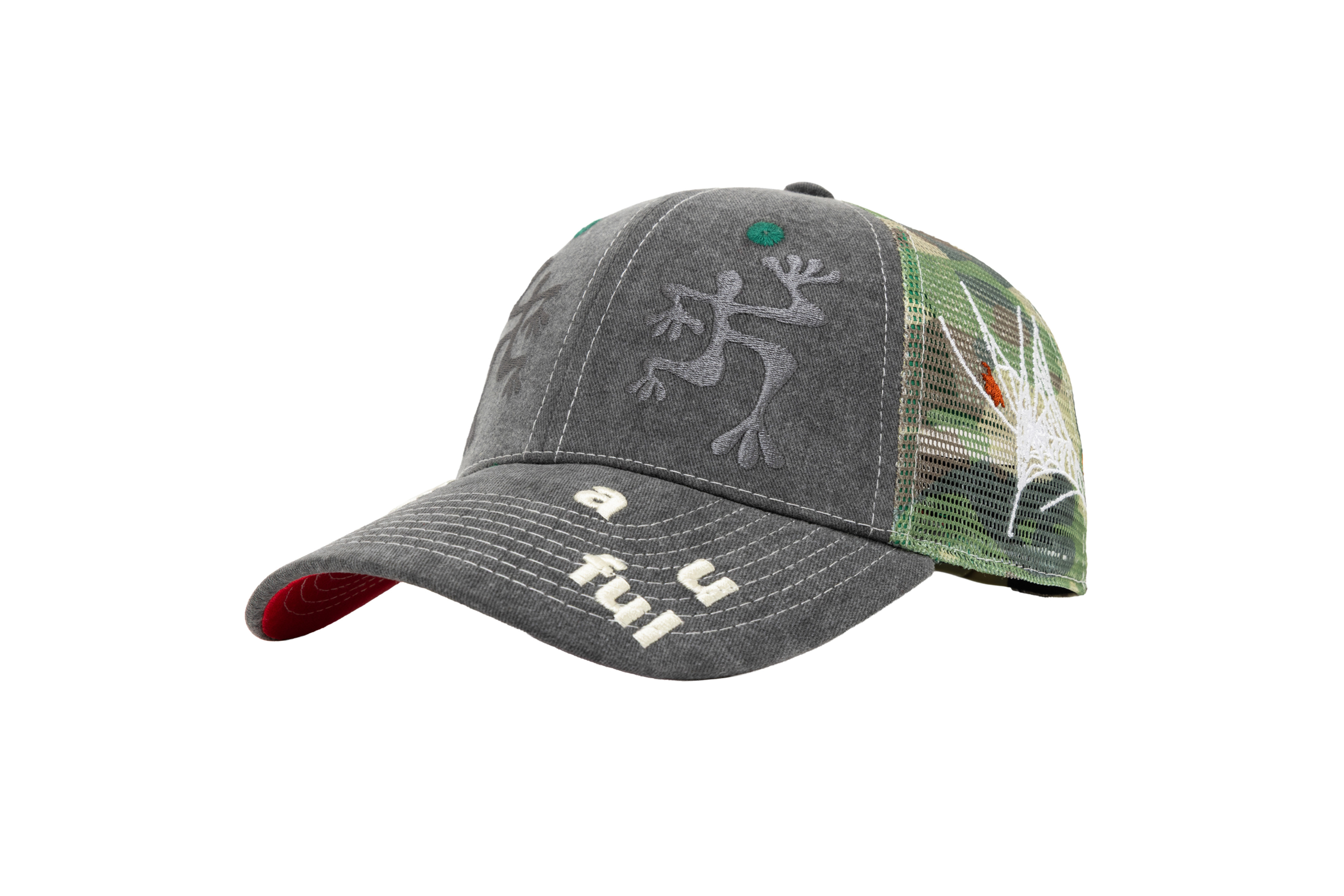 b.Eautiful "BIYU HAT" (Washed Black / Army Camo)