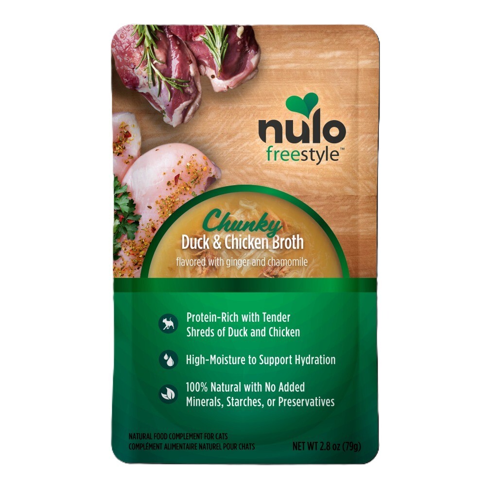 Nulo-Chunky 美味鴨肉及雞肉湯 貓濕包 79gx12包