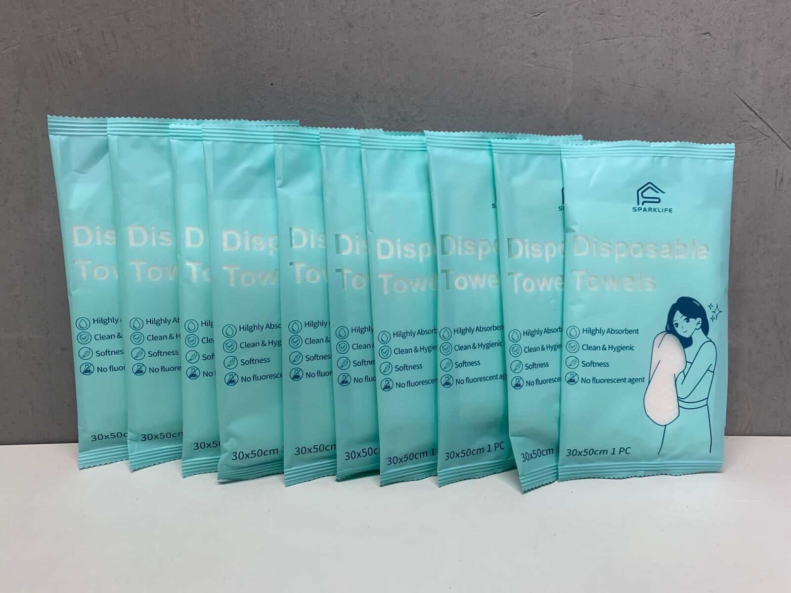 【直播】LL122409 旅行一次性毛巾&浴巾套裝(送防水收納袋)