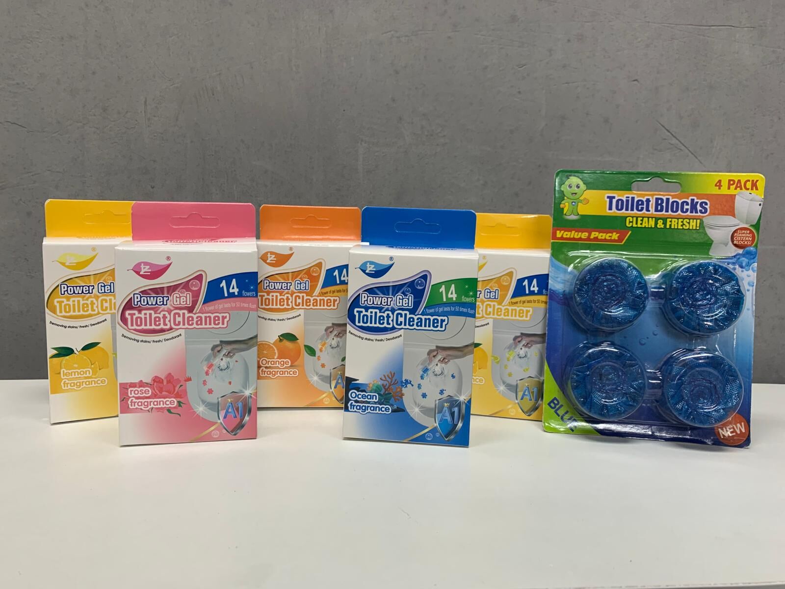 【直播】LL122415 馬桶香薰清潔凝膠(5盒裝/香味隨機，加送潔廁寶)