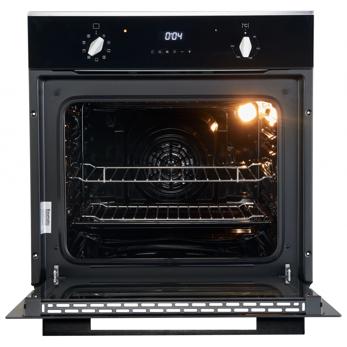 Baumatic    BMO613BL‧嵌入式多功能焗爐‧58公升‧香港行貨,原廠1年保養‧