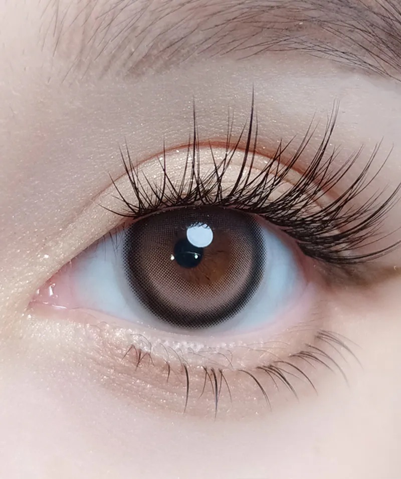 [月拋] OLOLA Lune 1 Month Choco｜月拋彩妝矽水凝膠隱形眼鏡｜每盒1片