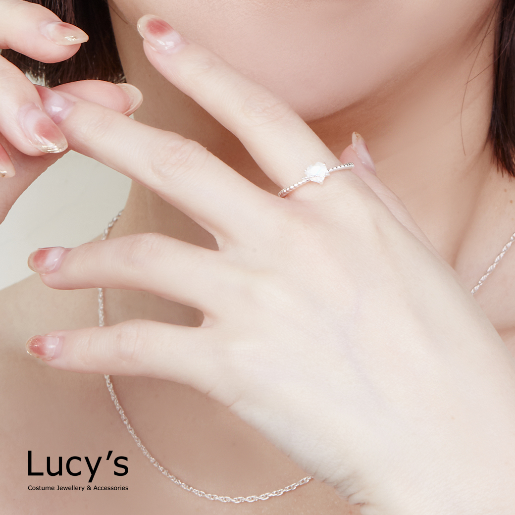 925純銀 純情月光 戒指 (115816)