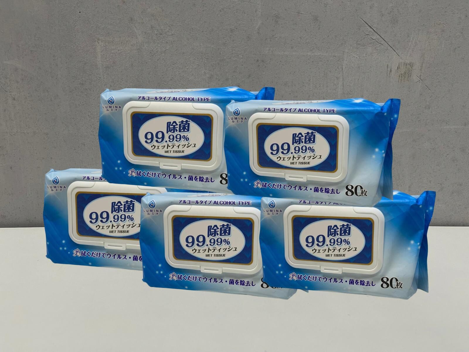 【直播】LL122421 Lumina 濕紙巾 (5包裝)