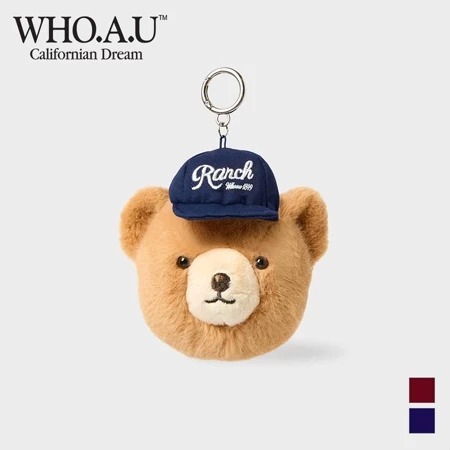 【預購】AKR122409 WHO.A.U 熊仔頭小掛包 (WHAQF4921A)