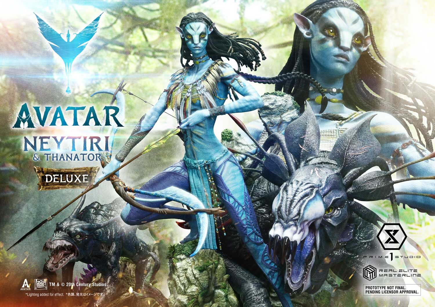 「ACG.GO」「預購」日版 Prime 1 Studio Real Elite Masterline "Avatar" Neytiri & Thanator Avatar Legacy Collection DX Edition