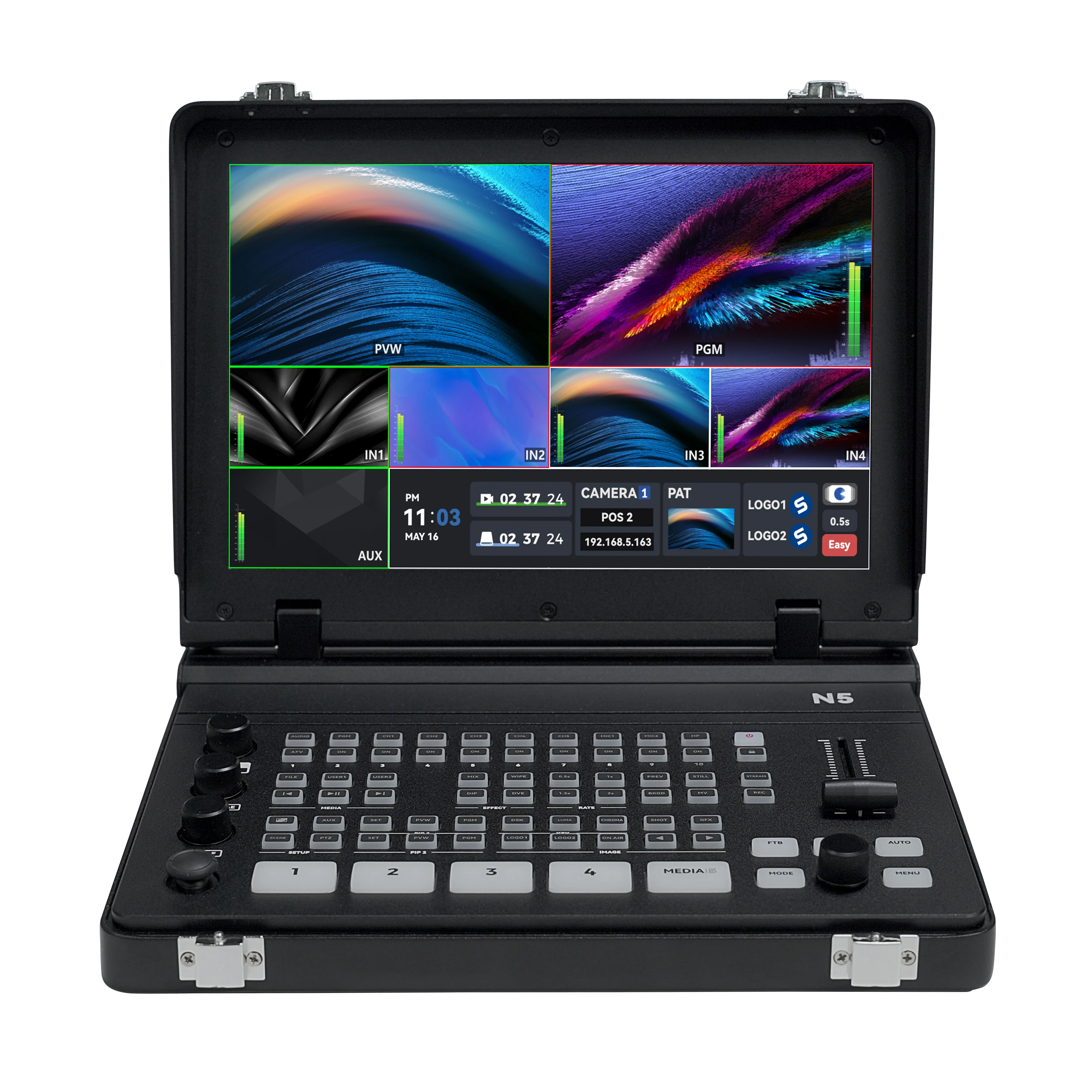 Sprolink NeoLIVE N5 10.1 吋螢幕 4 聲道 4K UHD HDMI 直播影片切換器