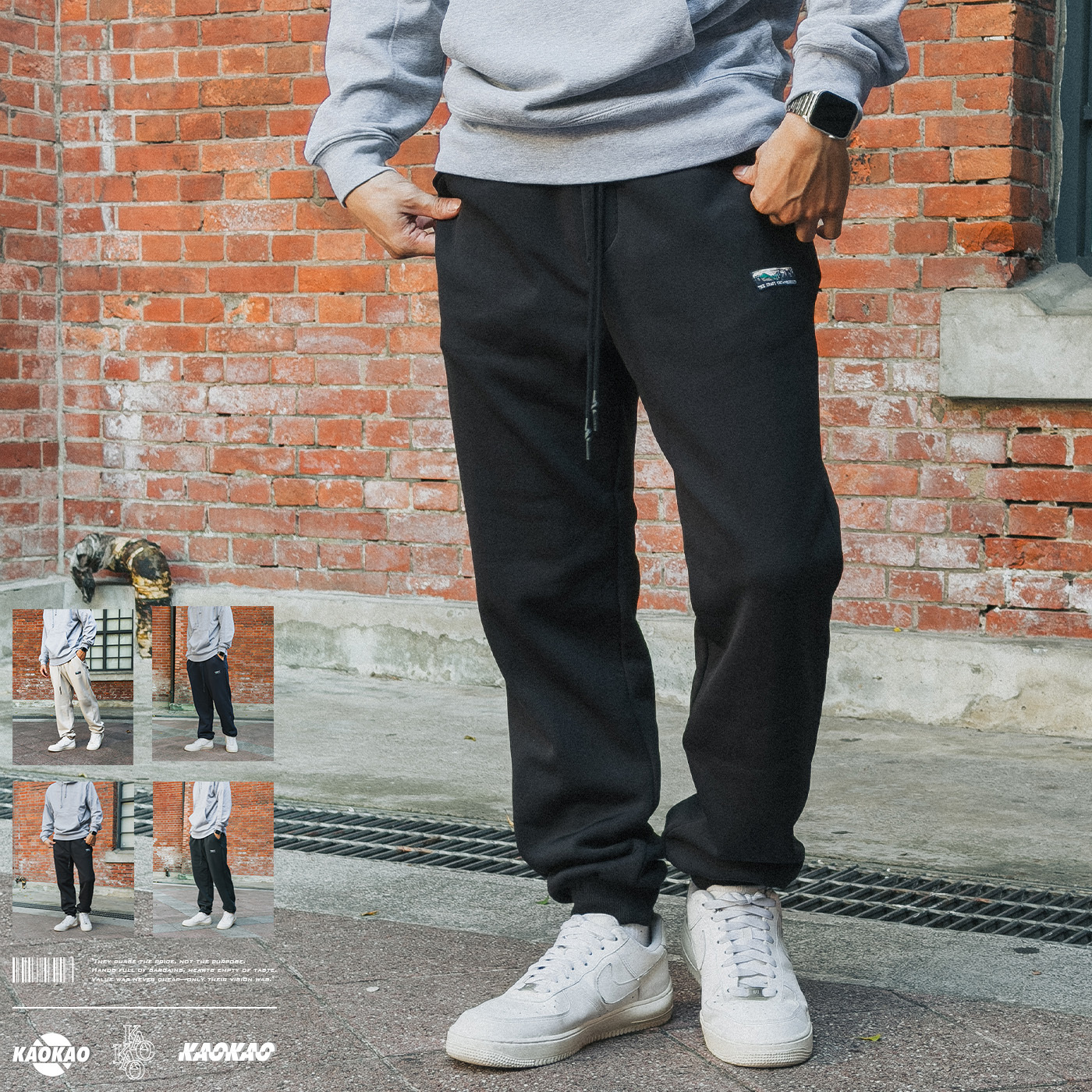 THE CRAFT CREW PRODUCTS 厚磅棉長褲 內刷羊毛