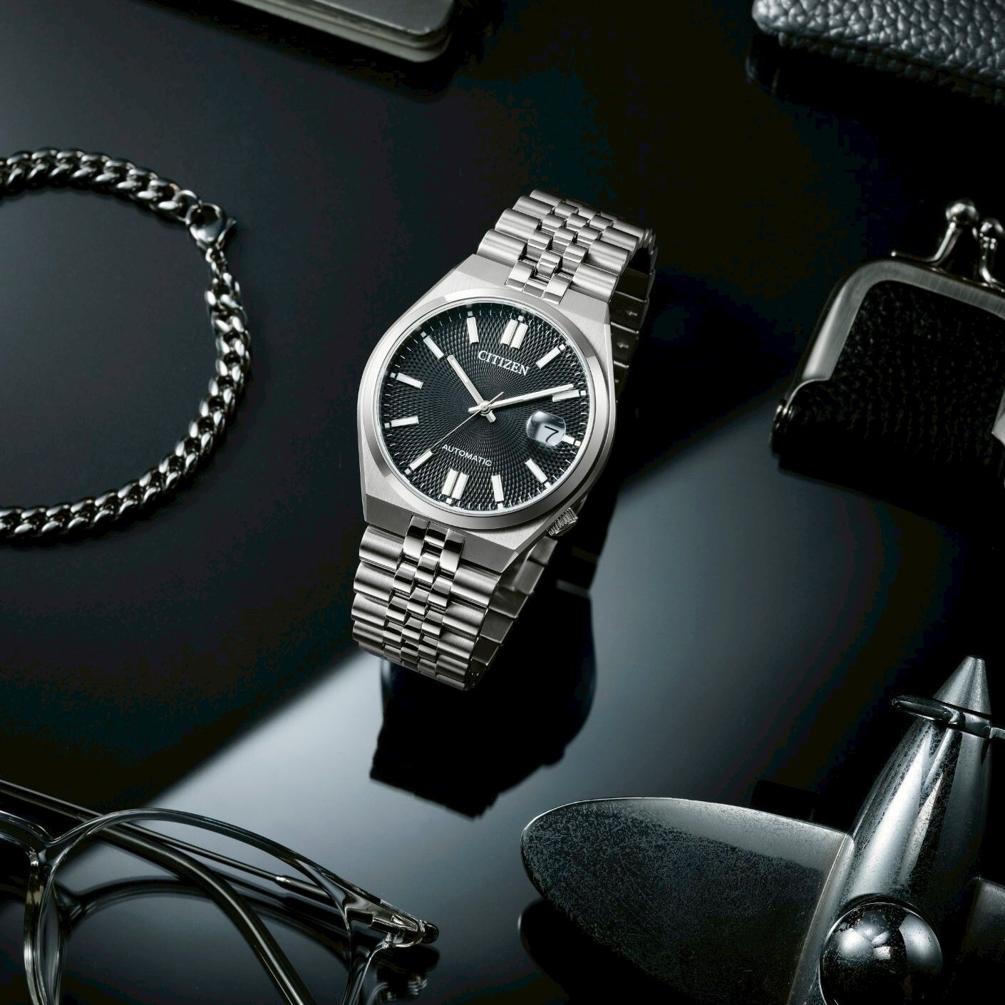 【CITIZEN 星辰】Mechanical 沉穩內斂機械男腕錶NK0020-55E 40mm 現代鐘錶