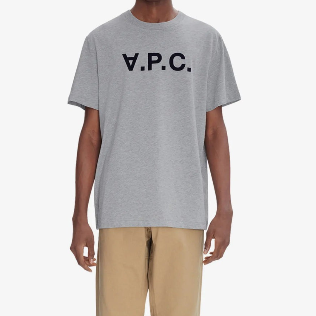 1FF0101-003 A.P.C. Standard Grand VPC T-shirt Grey (SS26) #COHBM-M26384 (C-EU-E)