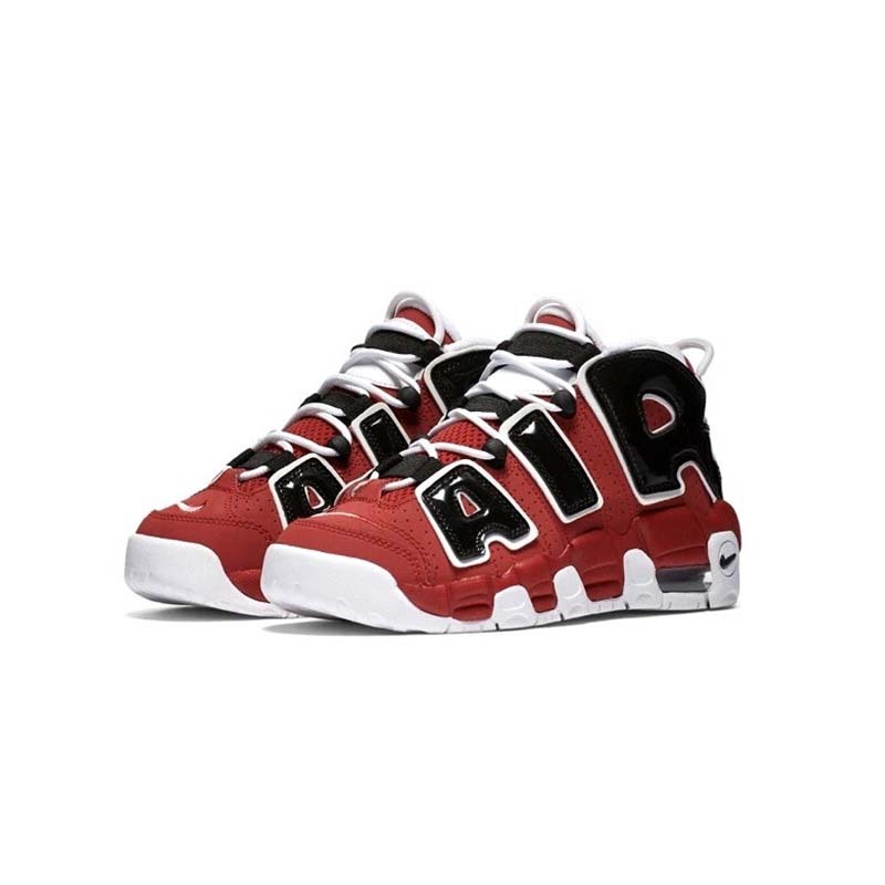 Nike Air More Uptempo Bulls Hoops Pack GS 大AIR 紅黑 女鞋 大童 415082-600 [台灣現貨]