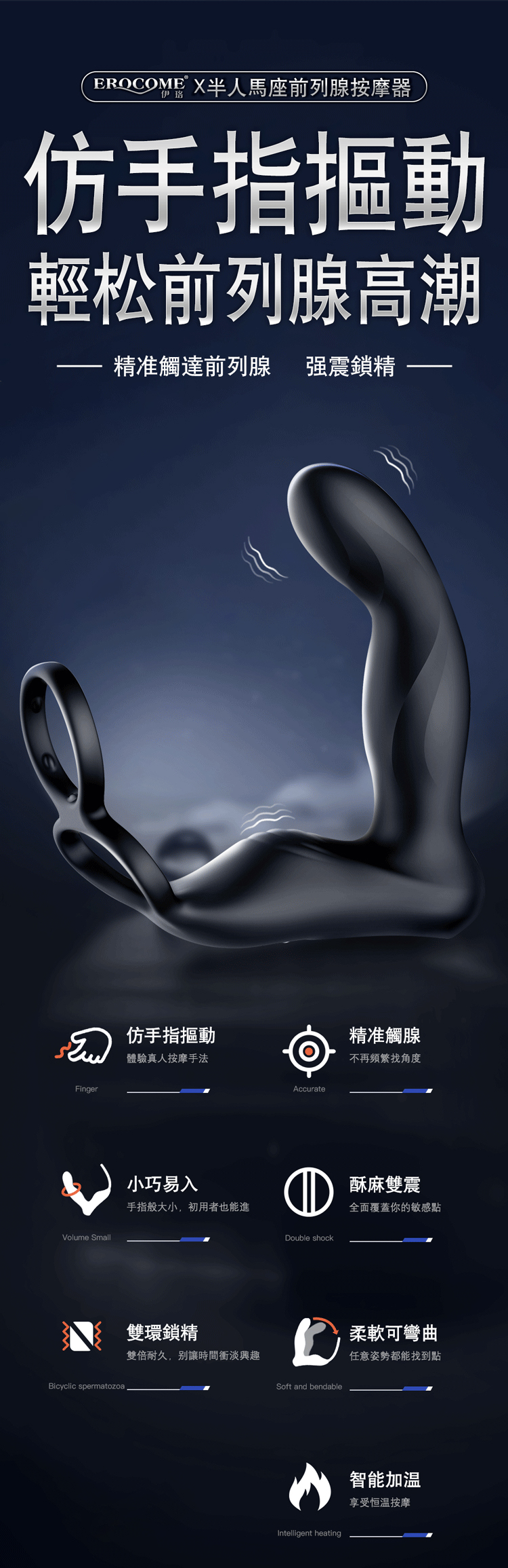 香港 EROCOME,EROCOME,EROCOME伊珞,伊珞,前列腺按摩器,前列腺震動器,後庭玩具,後庭震動器,EROCOME CENTAURUS ,獵戶座半人馬座,鎖精延時