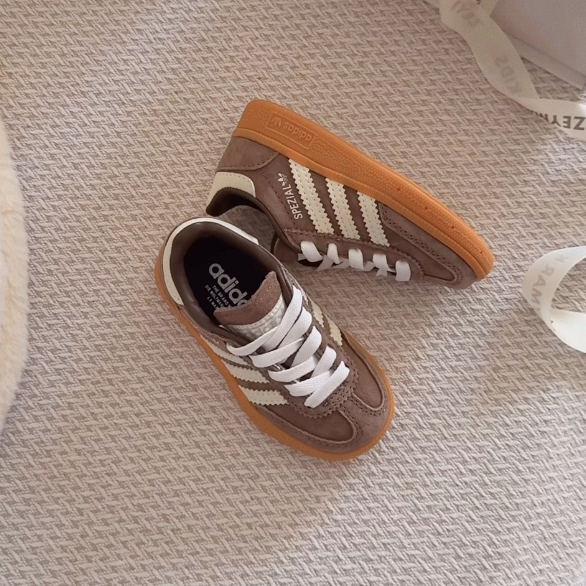 Adidas Originals Handball Spezial CF 歐洲限定 摩卡咖啡 小童 童鞋 KI3944