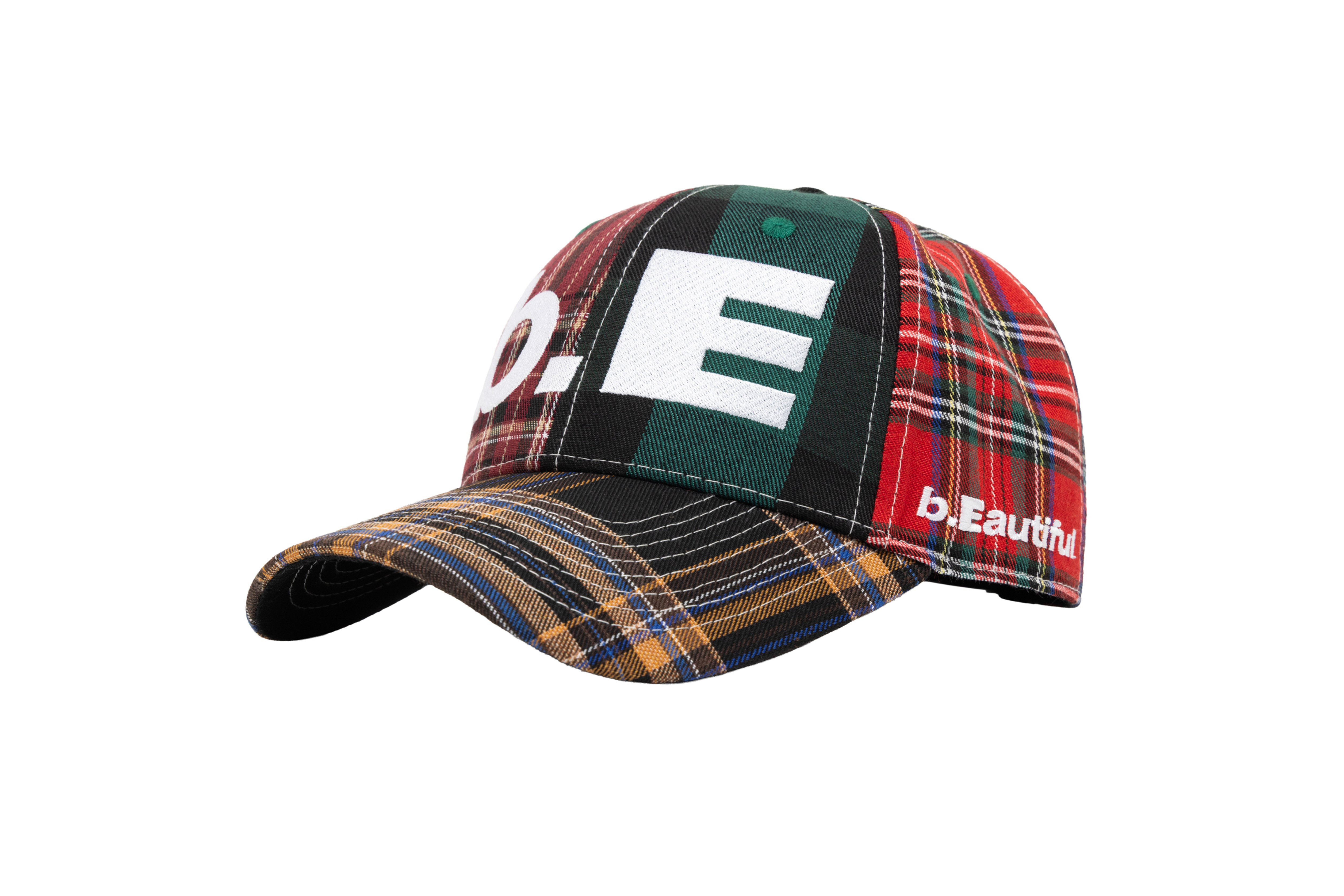 b.Eautiful “b.E Hat" (Mix Plaid)