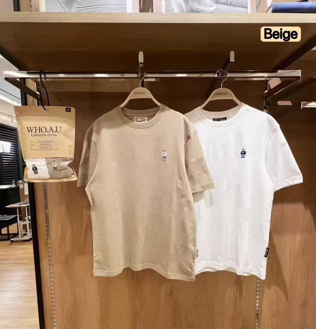 【直播】 WHO.A.U LX041405 熊仔短袖2件套裝