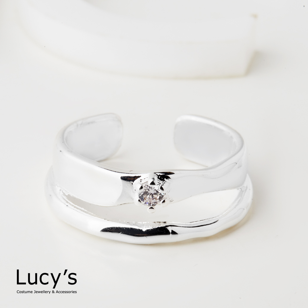 柔情亮點 開口戒 (二色) (125807/125808)