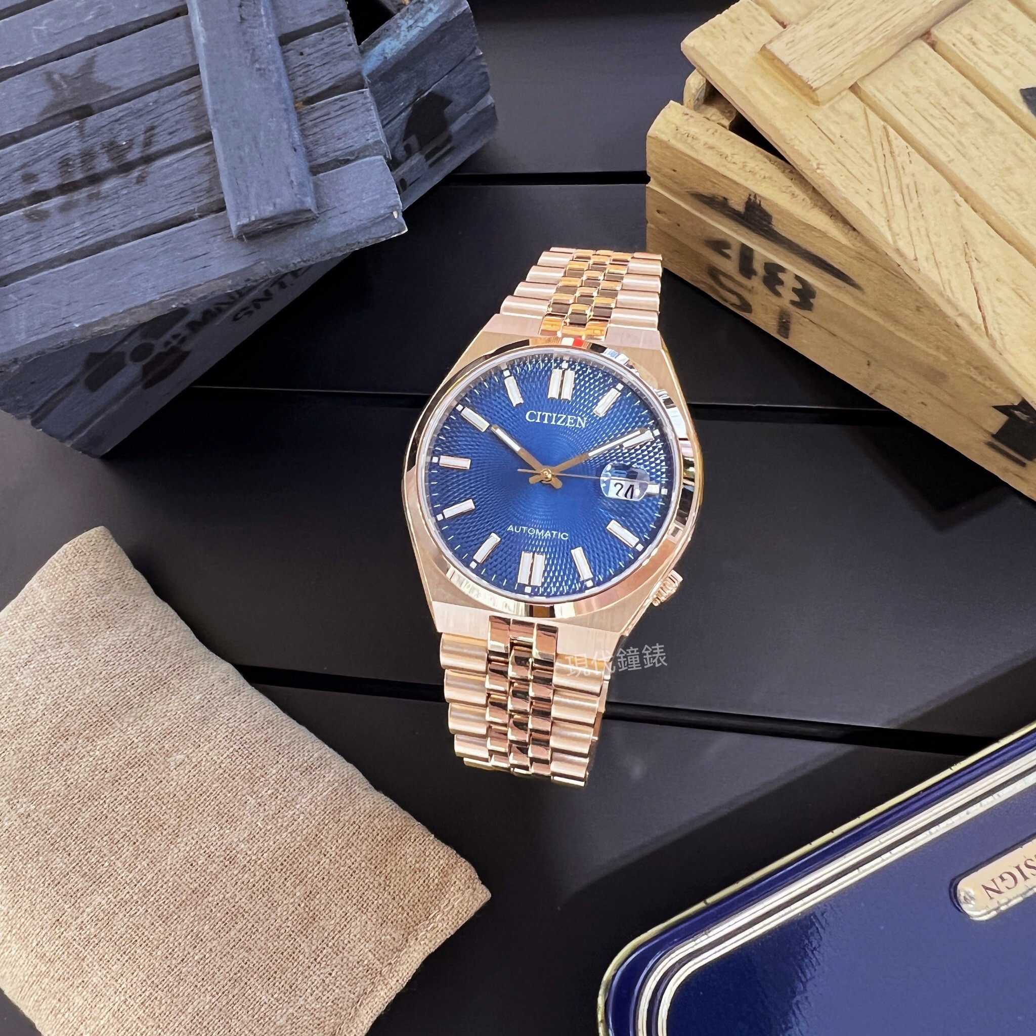 【CITIZEN 星辰】Mechanical 豪放自信機械男腕錶 NK0023-57L 40mm 現代鐘錶