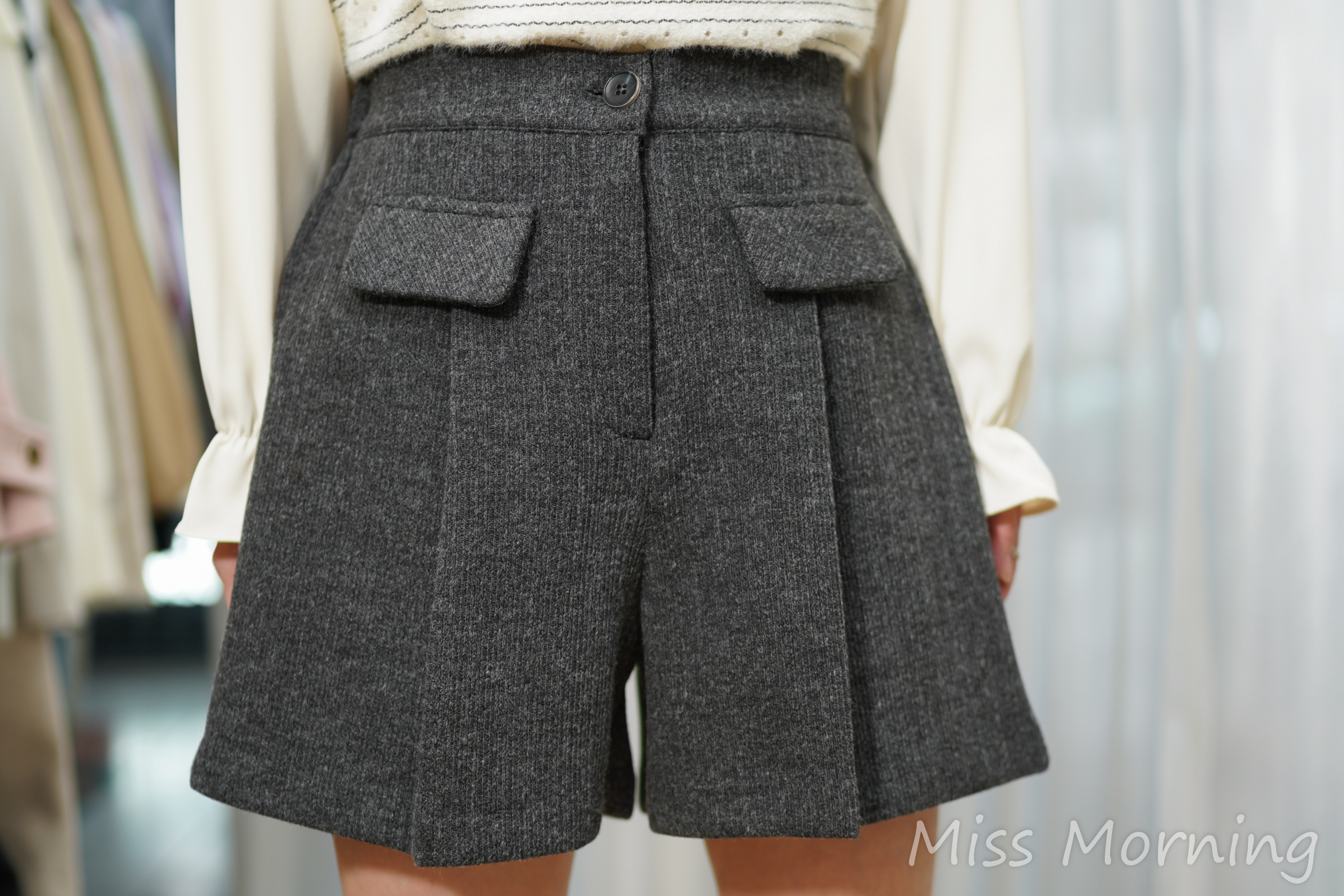 靚cut百搭修hip短褲(34067)