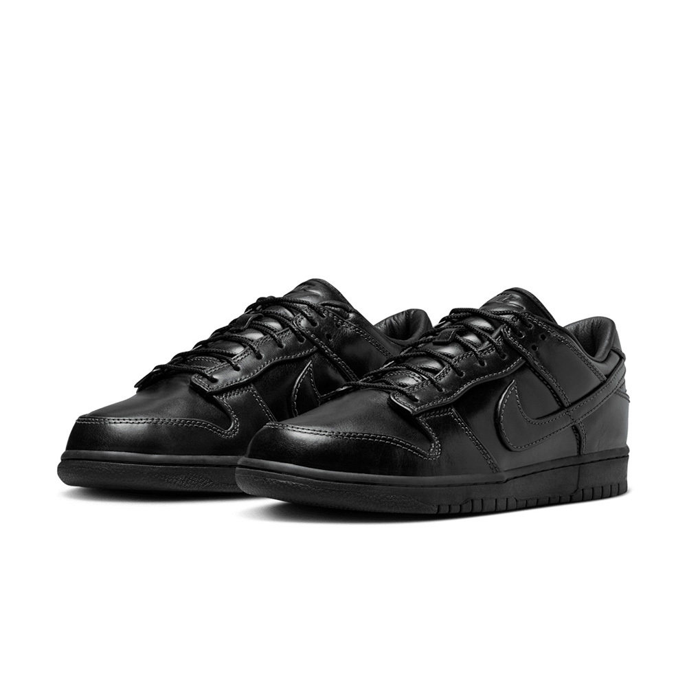 Nike Dunk Low Retro Premium Black 黑皮革 拋光 皮內襯 休閒鞋 運動鞋 男鞋 IQ3342-001
