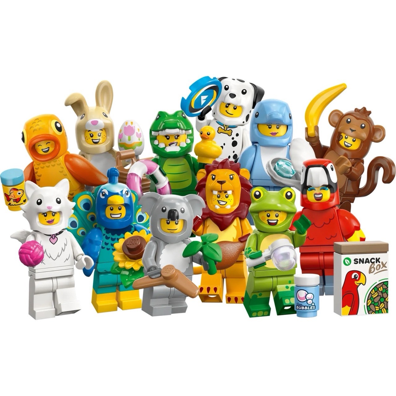 (一套12款) LEGO 71051 第 28 代人偶 - 動物裝 LEGO® Minifigures系列