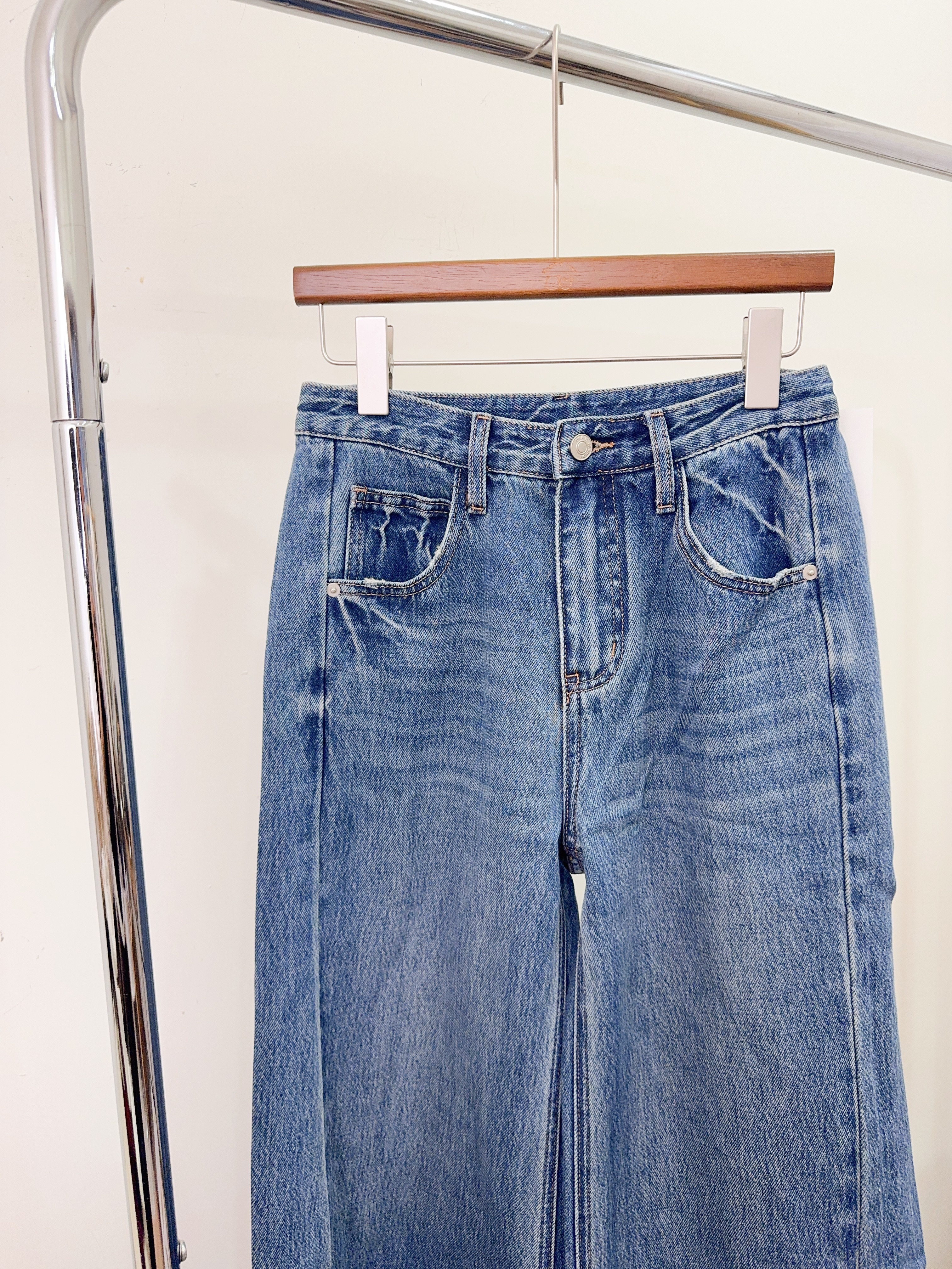 C83702版型好看的牛仔褲不好找S-L(附皮帶）