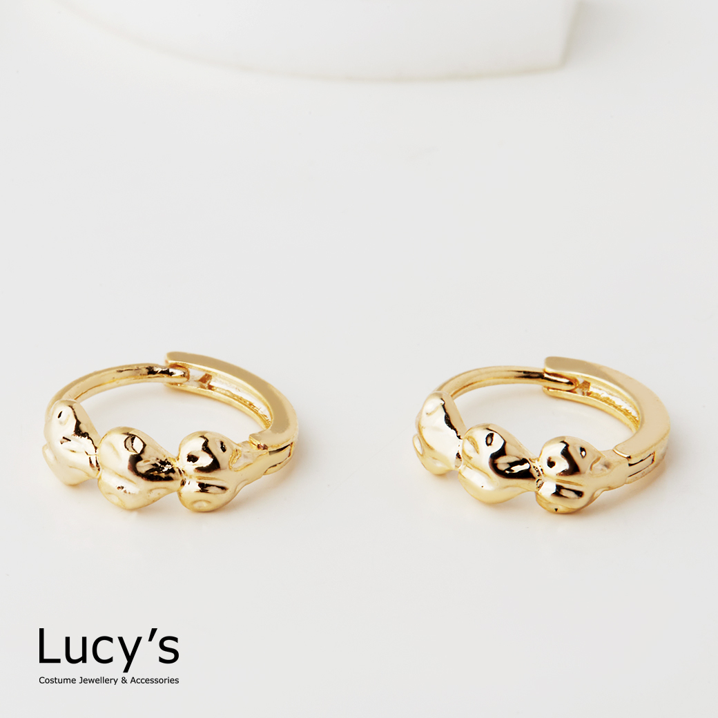 心連心 易扣耳環 (二色) (124080/124081)